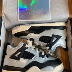 Kids Jordan 4 Retro 10C